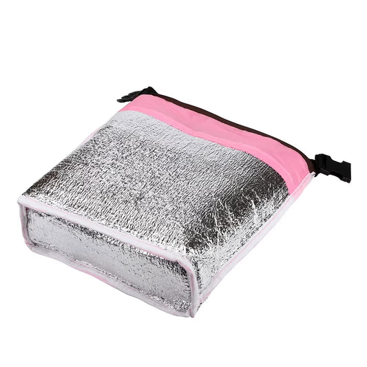 ZFSBZBS Reusable Insulated Lunch & BBQ Storage Bag (Pink)
