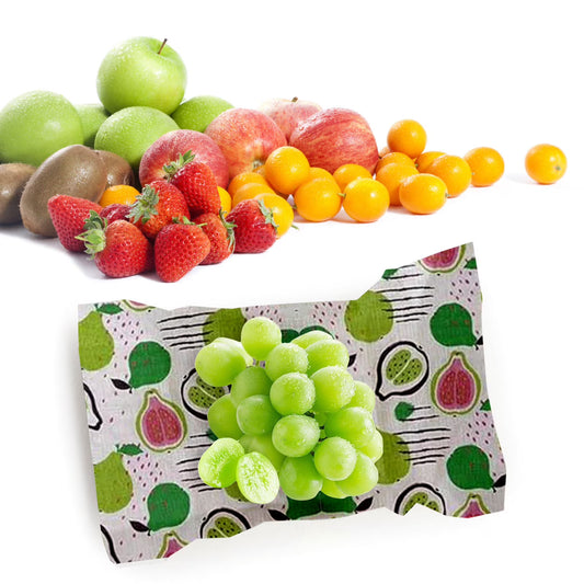 3-Pcs Reusable Beeswax Food Wrap Set (S, M, L)