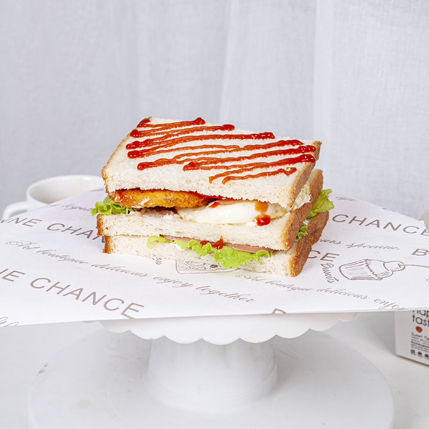Travelwant Newspaper Theme Grease-Resistant Wax Paper Sheets