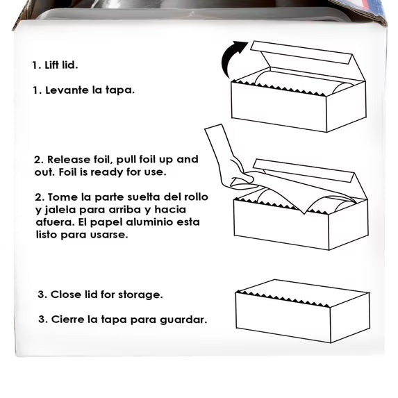Heavy-Duty Aluminum Foil Wrap (12 in x 1000 ft, 2-Pack)