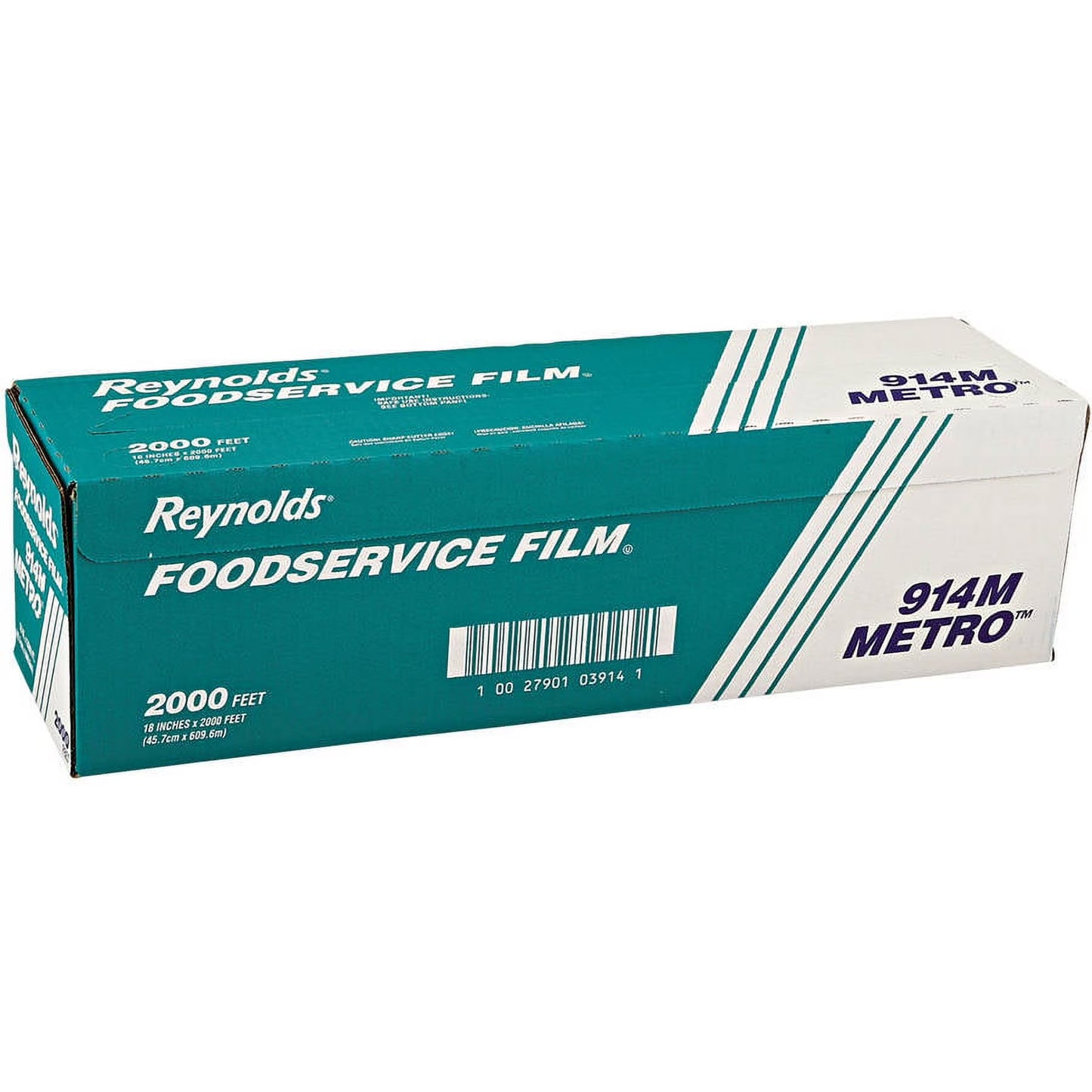 Reynolds Wrap Metro Light-Duty PVC Film Roll with Cutter Box (18 in x 2000 ft)