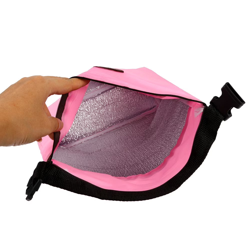 ZFSBZBS Reusable Insulated Lunch & BBQ Storage Bag (Pink)