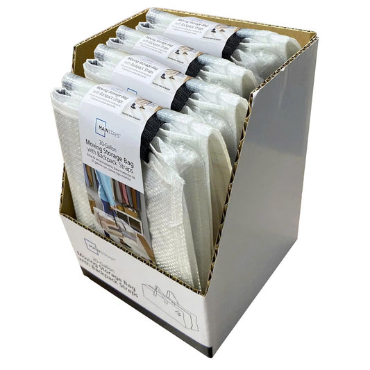 Mainstays Heavy Duty 20-Gallon Clear Storage & Moving Bag with Handles