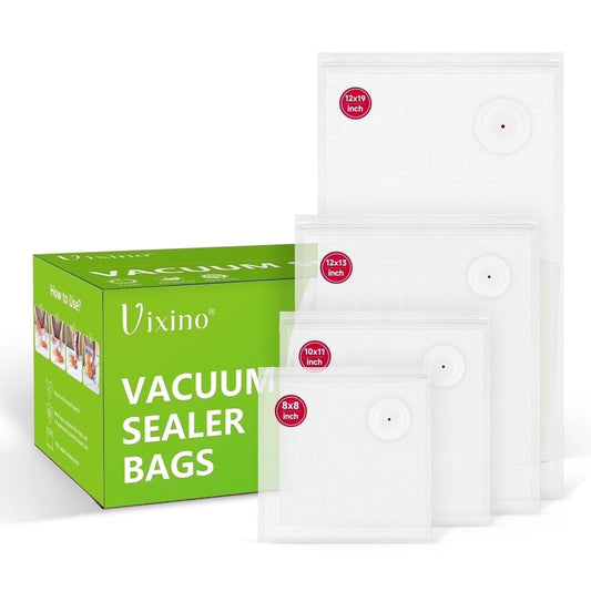 Vixino Reusable Vacuum Sealer Bags (40-Pcs)
